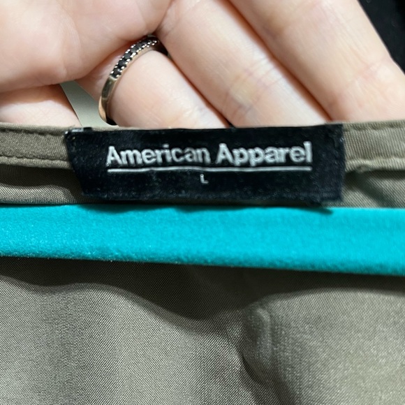 NWOT - L - American Apparel Frankie Jumpsuit Romper Hampton Green - Picture 4 of 7